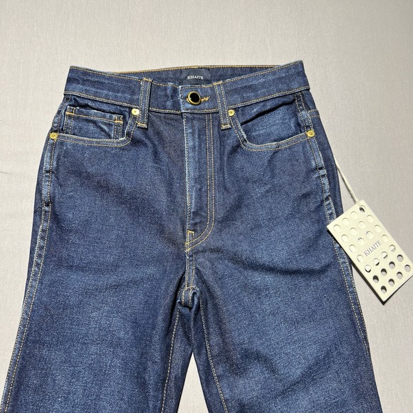 Khaite‎ Vanessa Premium Denim High Waist Slim Jeans 24 - Picture 6 of 14